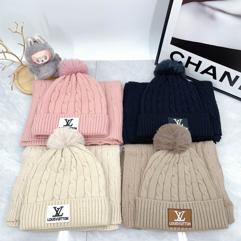 LV scarf hat dx10